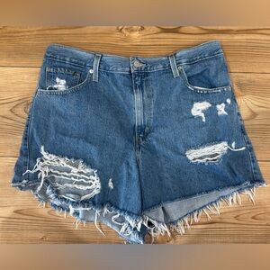 Levi’s blue jean shorts